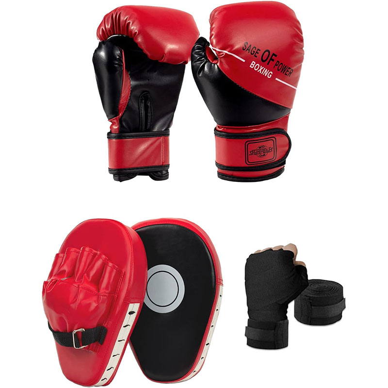 Boxing Glove Set - Juego de guantes de boxeo y
