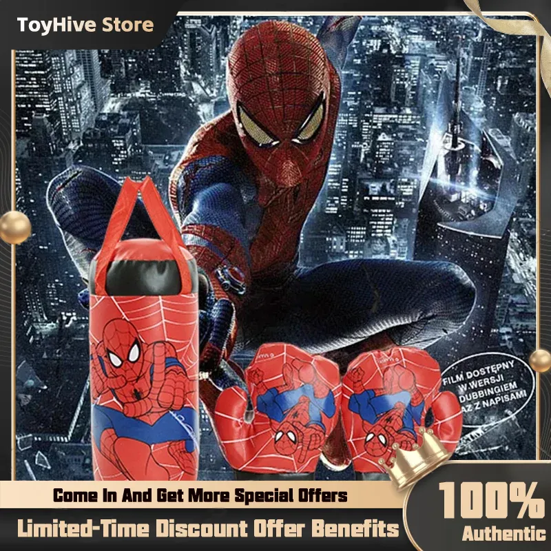 Boxing Glove Set - Set de Boxeo Infantil de Spider-Man,
