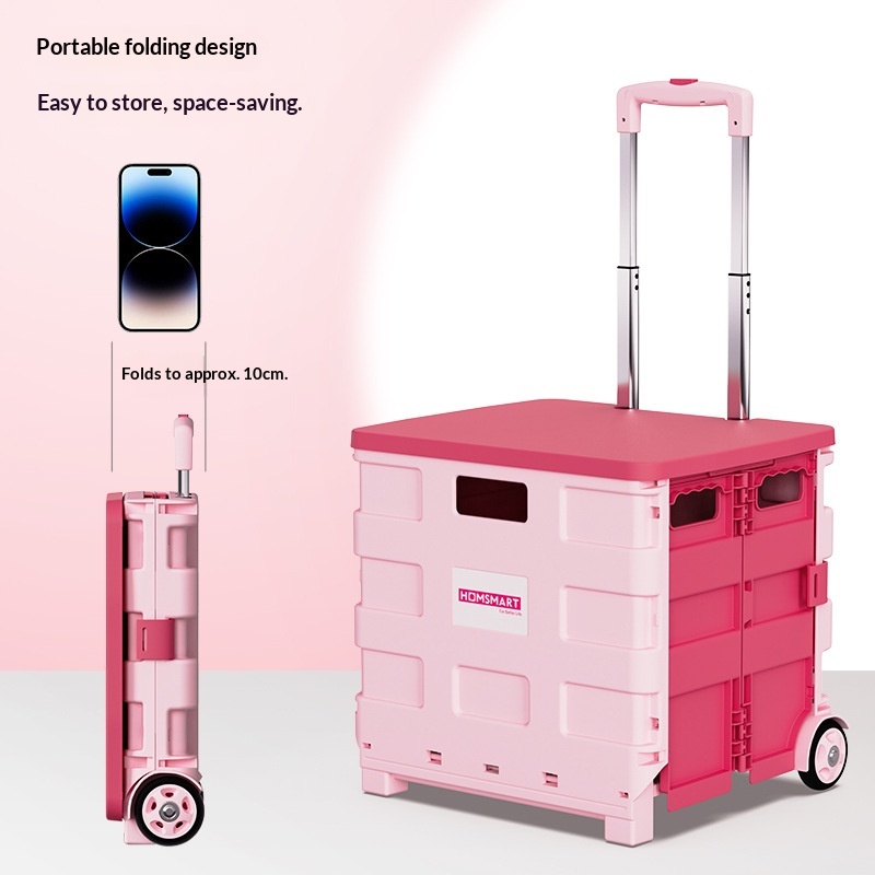 Sports Equipment Trolley - Carrito de Compras Plegable Portátil con