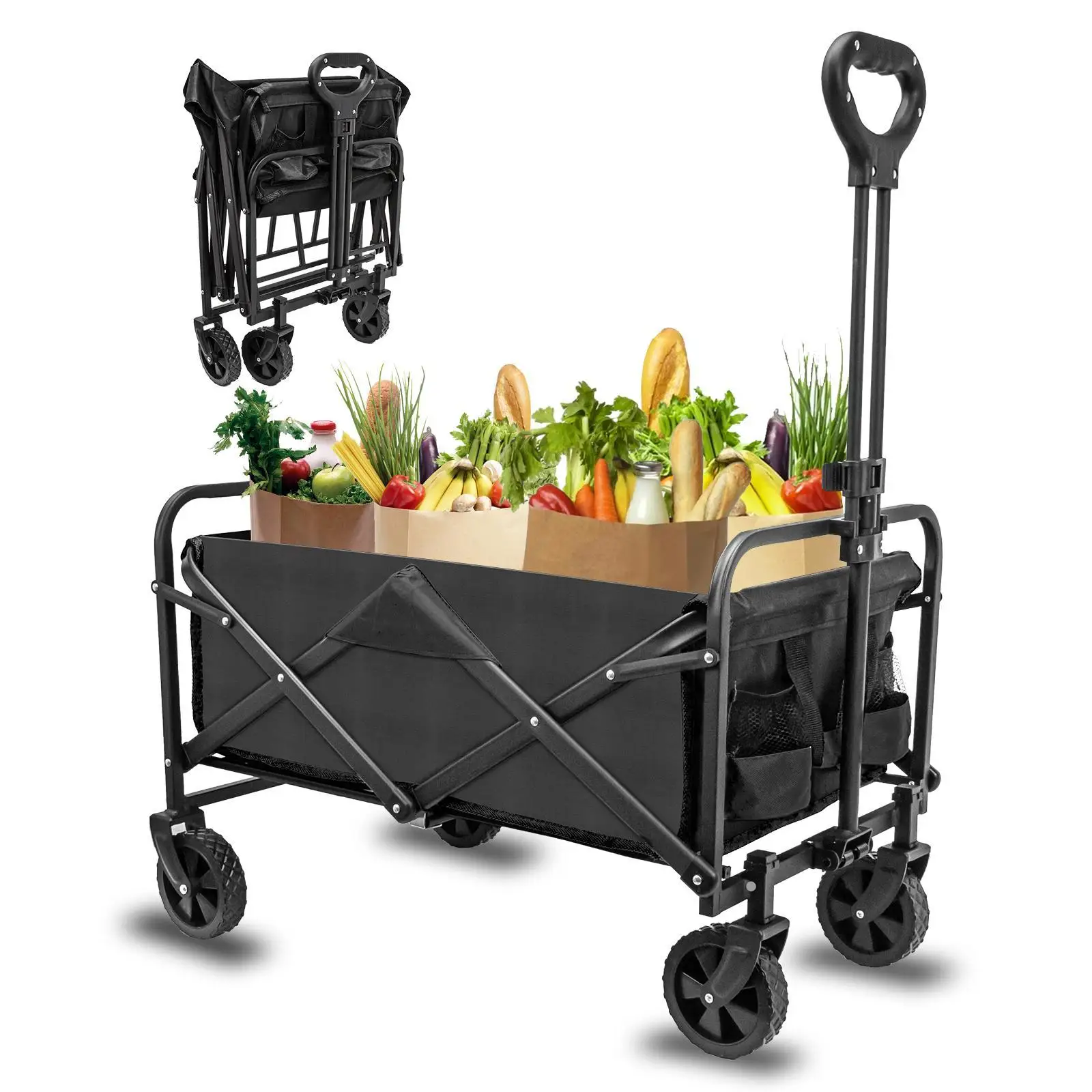 Sports Equipment Trolley - Carrito Plegable Resistente SZHLUX, Carrito Utilitario