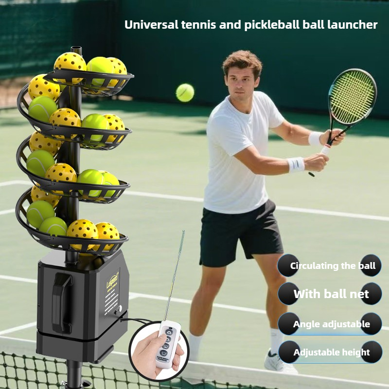 Sports Equipment For Tennis - Máquina de pelotas de tenis ajustable,