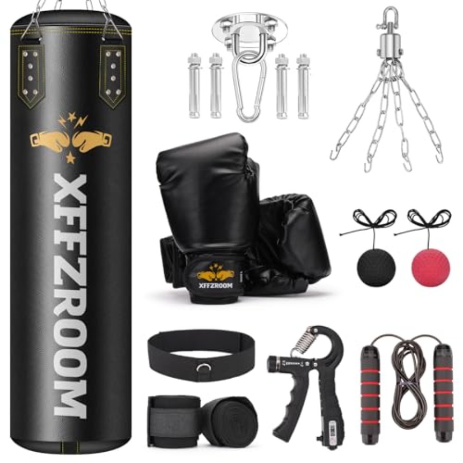 Boxing Glove Set - Saco de Boxeo para Adultos de