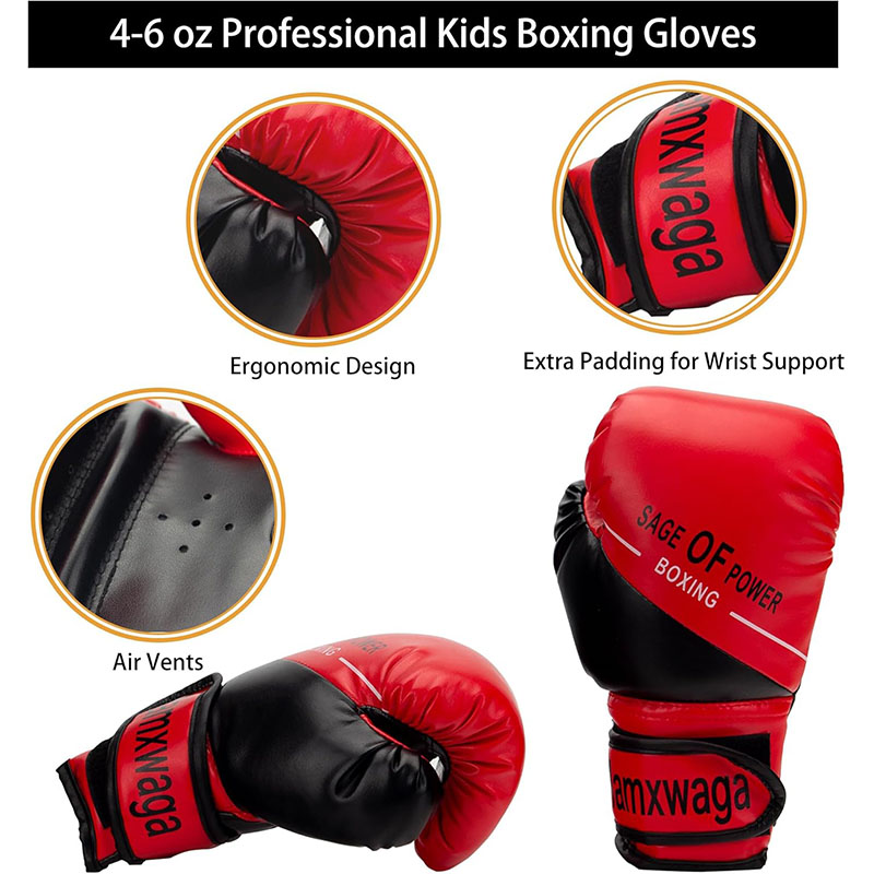 Juego de guantes de boxeo y ma - Boxing Glove Set reseña y precio