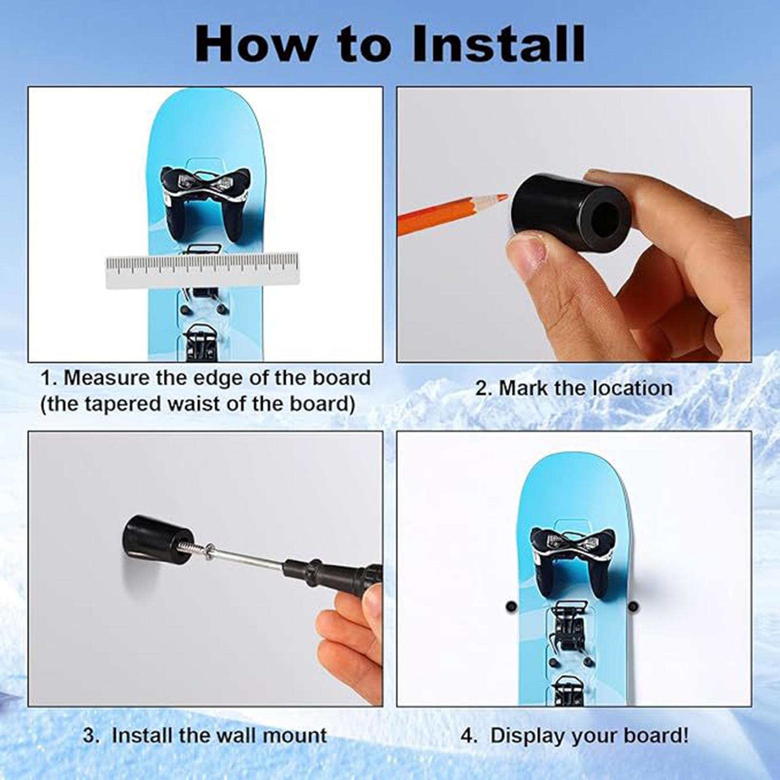 Soporte de pared para esquí, c - Sports Equipment Store reseña y precio
