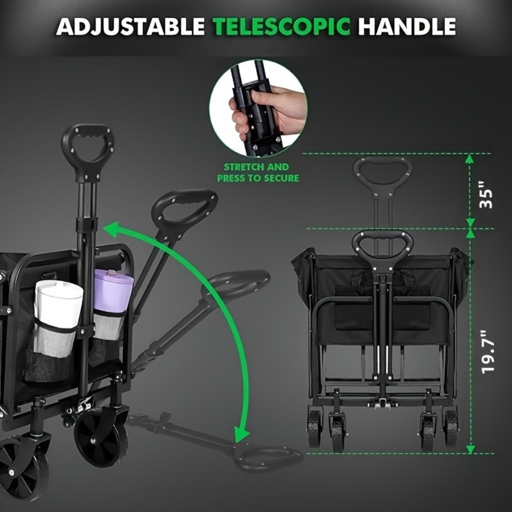 Carro plegable resistente para - Sports Equipment Trolley reseña y precio