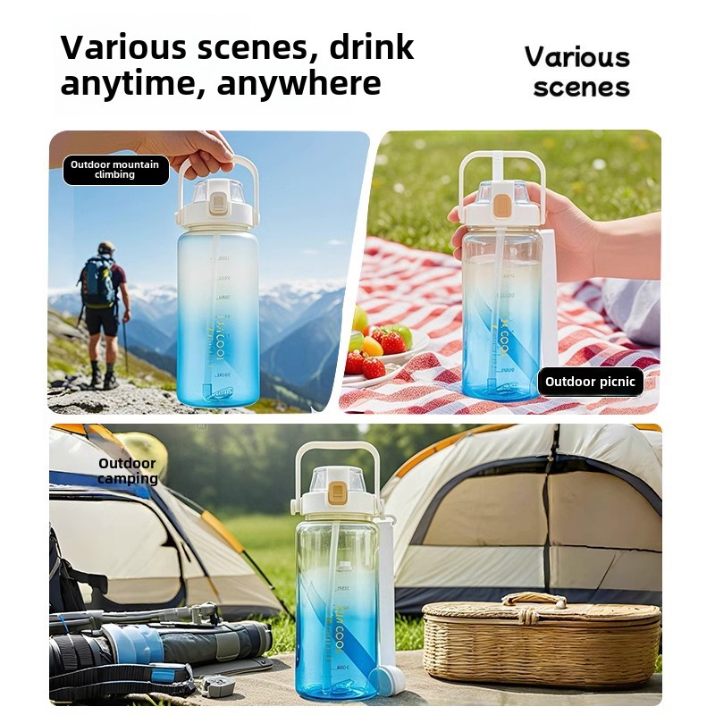 Botella de agua portátil de 1. - Sports Equipment Types reseña y precio