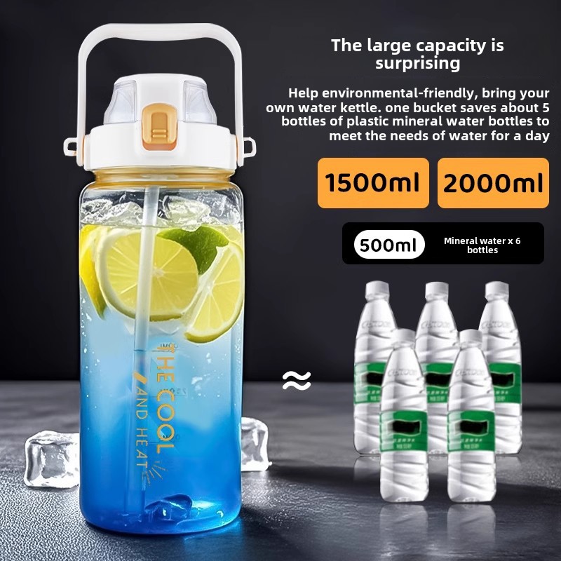 Botella de agua portátil de 1. - Sports Equipment Types reseña y precio