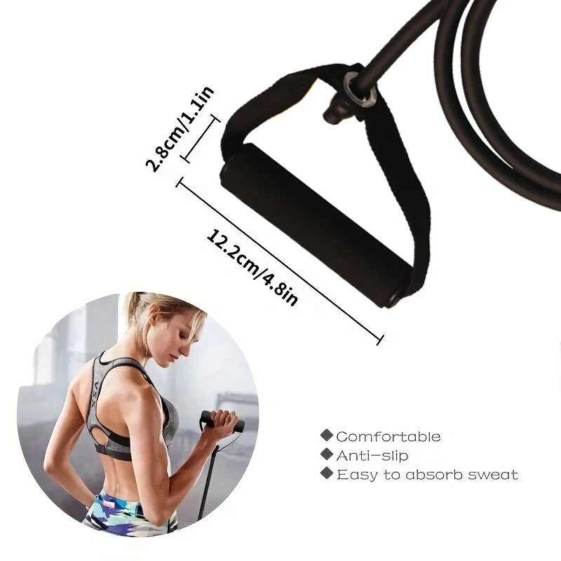 Bandas de resistencia con asas - Sports Equipment At Home reseña y precio