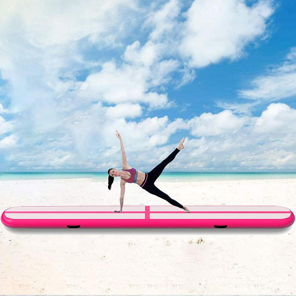 Estera inflable para gimnasio  - Tumbling Air Track reseña y precio