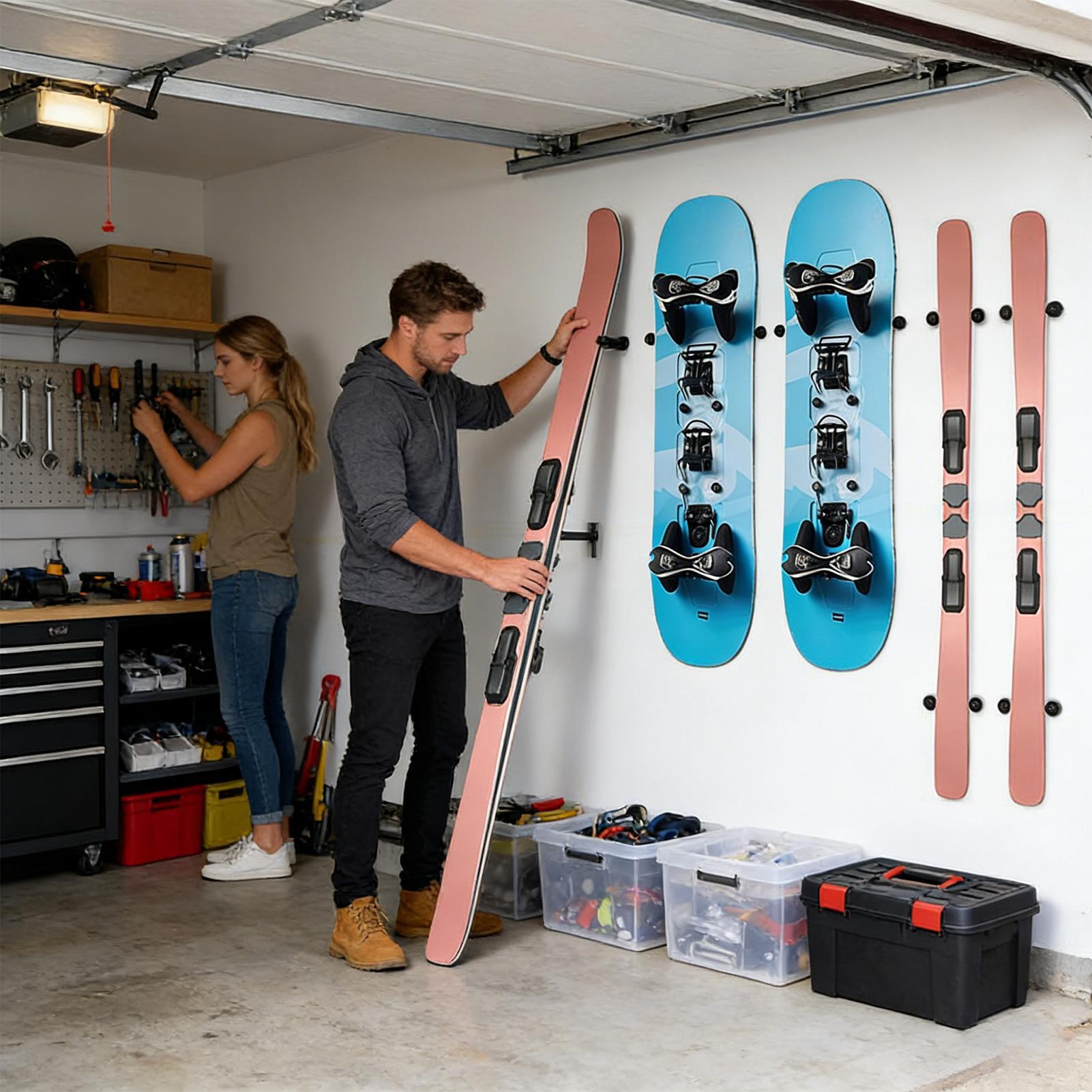Soportes de esquí para pared,  - Sports Equipment Store reseña y precio